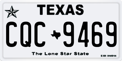TX license plate CQC9469