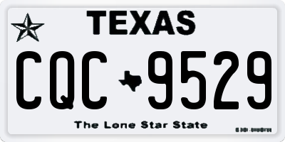 TX license plate CQC9529