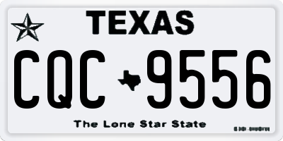 TX license plate CQC9556