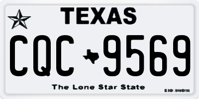 TX license plate CQC9569