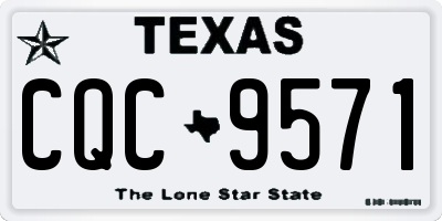 TX license plate CQC9571