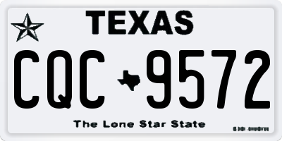 TX license plate CQC9572