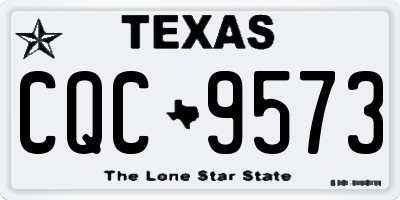 TX license plate CQC9573