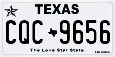 TX license plate CQC9656