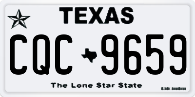 TX license plate CQC9659