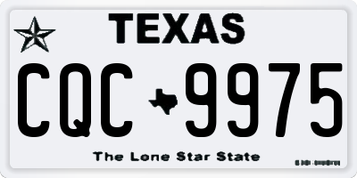 TX license plate CQC9975