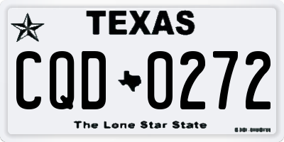 TX license plate CQD0272
