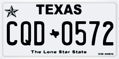 TX license plate CQD0572