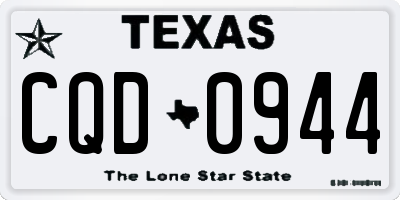 TX license plate CQD0944