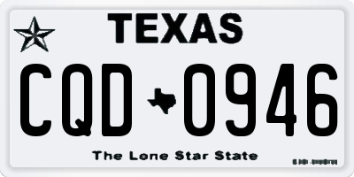 TX license plate CQD0946