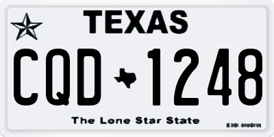 TX license plate CQD1248