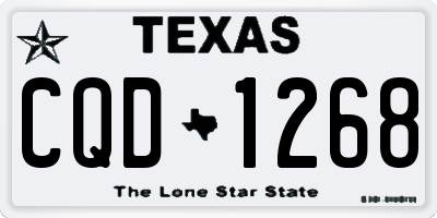 TX license plate CQD1268