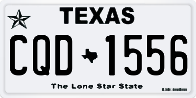 TX license plate CQD1556