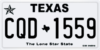 TX license plate CQD1559