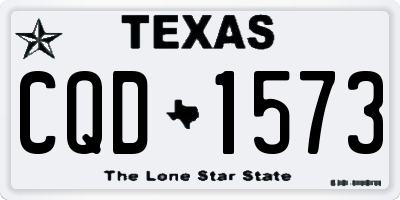 TX license plate CQD1573