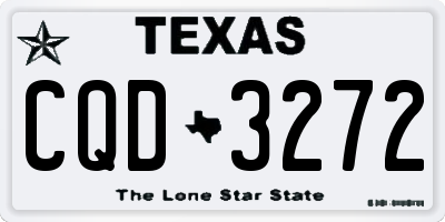 TX license plate CQD3272