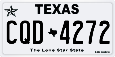 TX license plate CQD4272