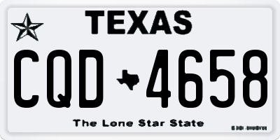 TX license plate CQD4658