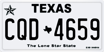 TX license plate CQD4659