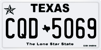TX license plate CQD5069