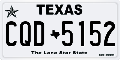 TX license plate CQD5152