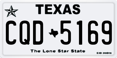 TX license plate CQD5169