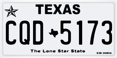 TX license plate CQD5173