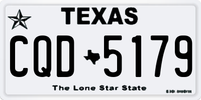 TX license plate CQD5179