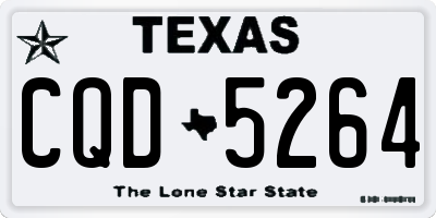 TX license plate CQD5264