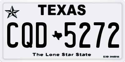 TX license plate CQD5272