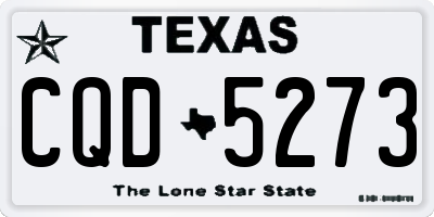 TX license plate CQD5273