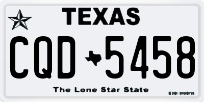 TX license plate CQD5458