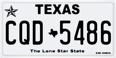 TX license plate CQD5486