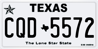 TX license plate CQD5572