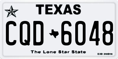 TX license plate CQD6048