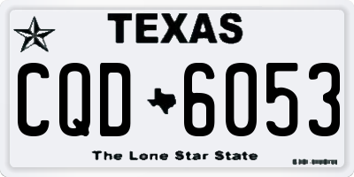 TX license plate CQD6053