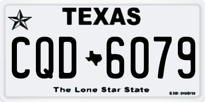 TX license plate CQD6079
