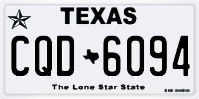 TX license plate CQD6094