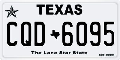 TX license plate CQD6095