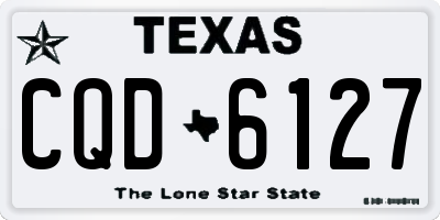 TX license plate CQD6127