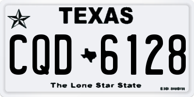 TX license plate CQD6128