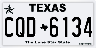 TX license plate CQD6134