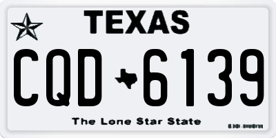 TX license plate CQD6139