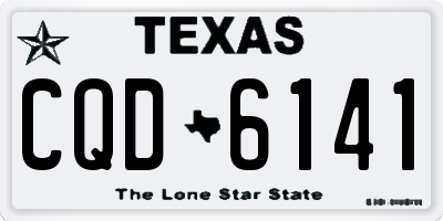 TX license plate CQD6141