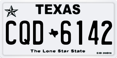 TX license plate CQD6142