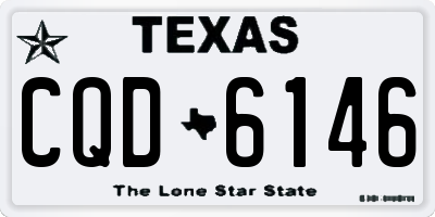 TX license plate CQD6146