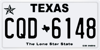 TX license plate CQD6148