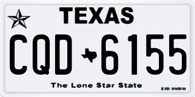 TX license plate CQD6155