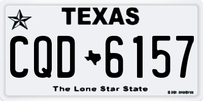 TX license plate CQD6157