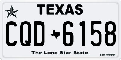 TX license plate CQD6158
